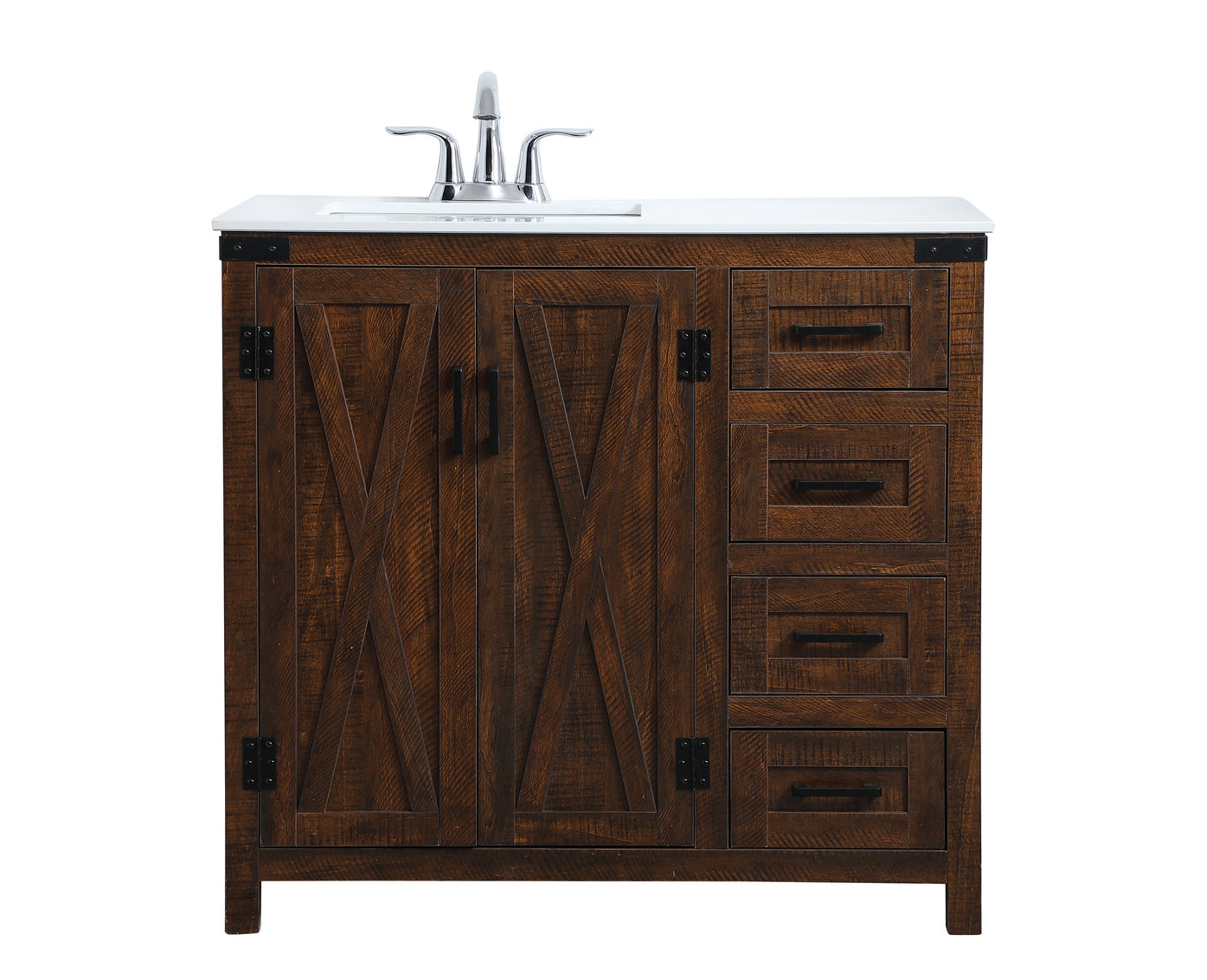 36 in. Single Bathroom Vanity in Espresso